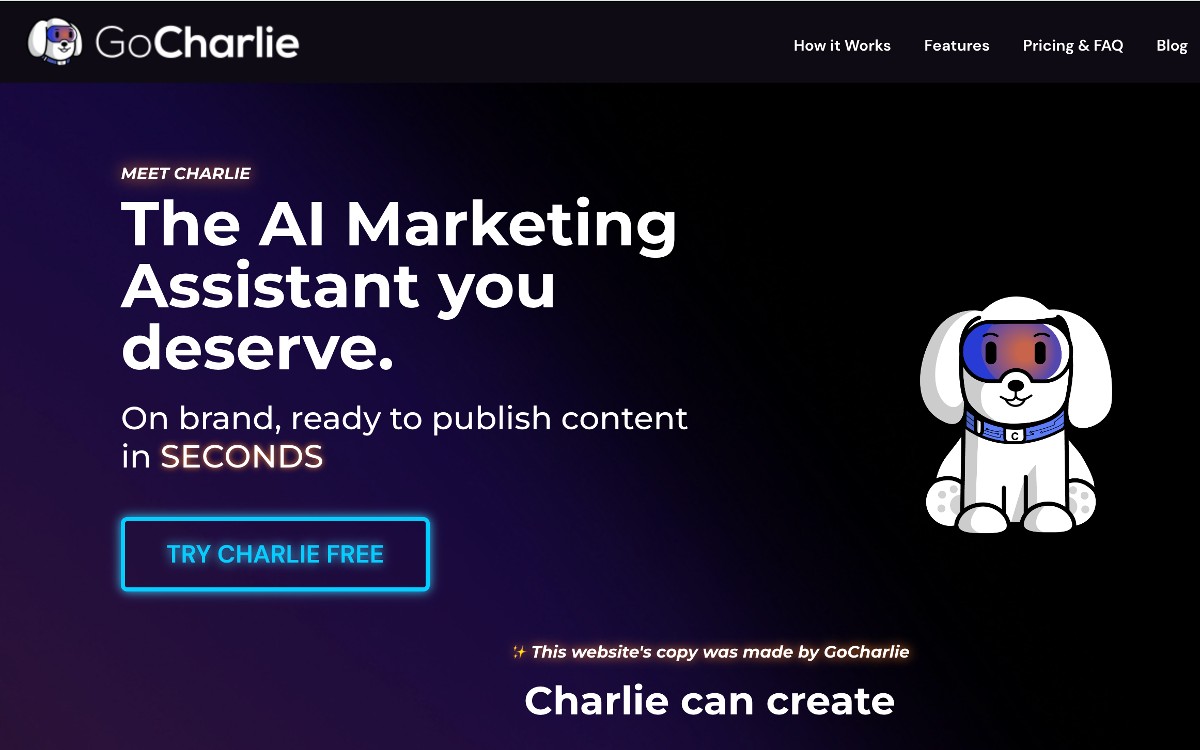 The AI Marketing Assistant you deserve.