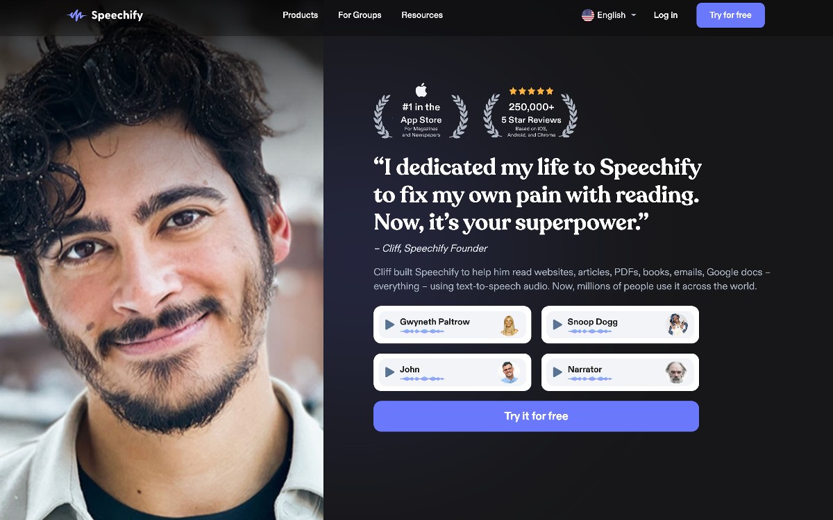 Speechify - AI Tools | AI Tools